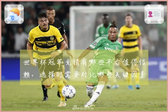 世界杯冠军竞猜有哪些平台值得信赖，选择时需要对比哪些关键因素？